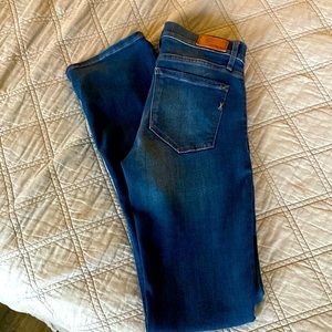 Express Barely Boot Dark Wash Jean